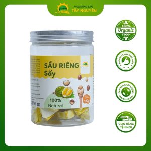 Sầu riêng sấy khô thăng hoa hủ pet 100gr