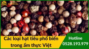 các loại hạt tiêu tại việt nam