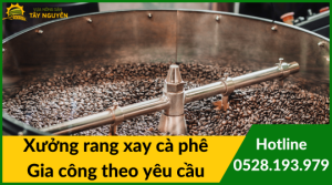 xưởng rang cà phê